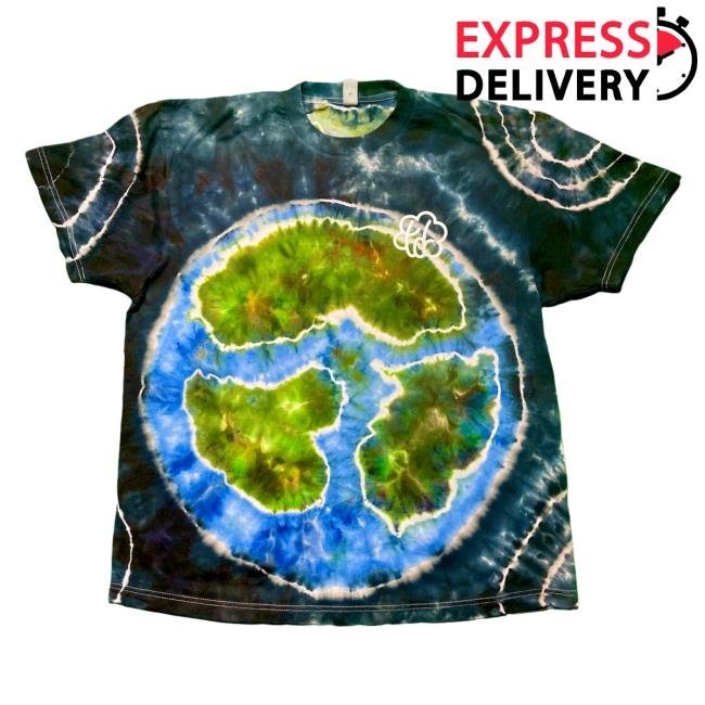 Official The Tie Dye Company Planet Earth Tie Dye Tee