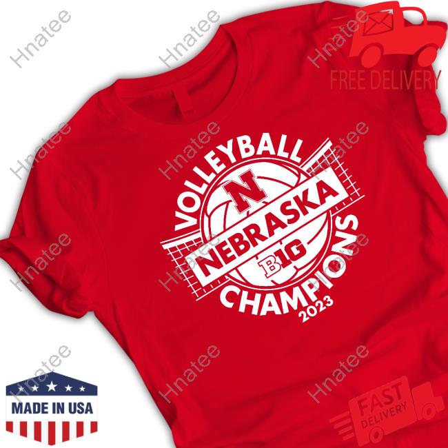 Official Nebraska Volleyball Big Ten Champions 2023 T Shirt