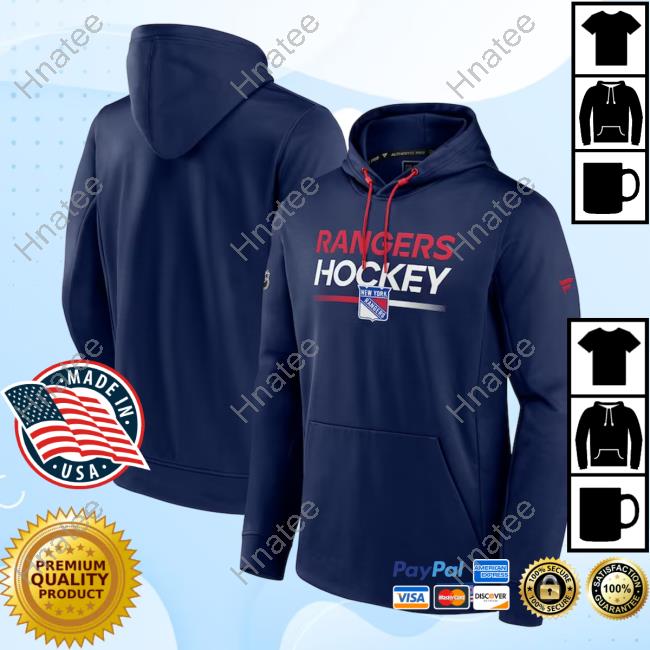 Fanatics Merch New York Rangers Hockey Hoodie