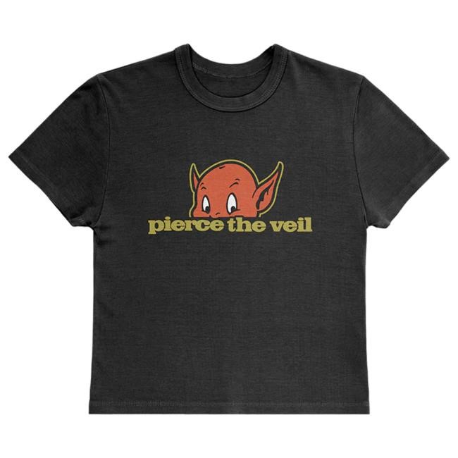 Official Pierce The Veil Merch Store Devil Crop Top Shirt 2024 Pierce The Veil Clothing Shop Ptv Merch