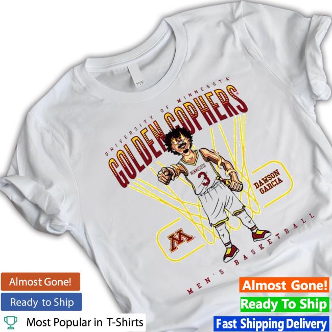 Official Dawson Garcia University of Minnesota Golden Gophers Shirts