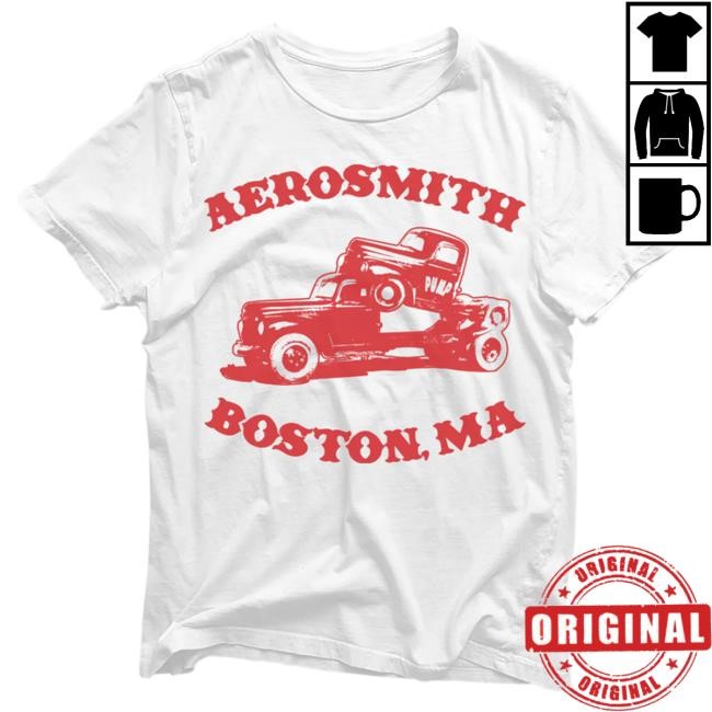 Official Aerosmith Merch Store Boston, MA Pump Tees