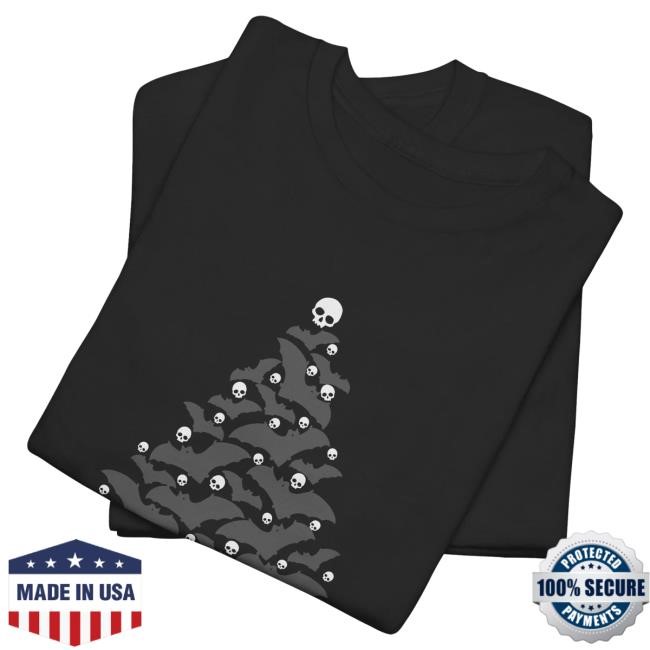 Official Murder with my Husband Christmas Bone Tree Shirts MWMH Postcat