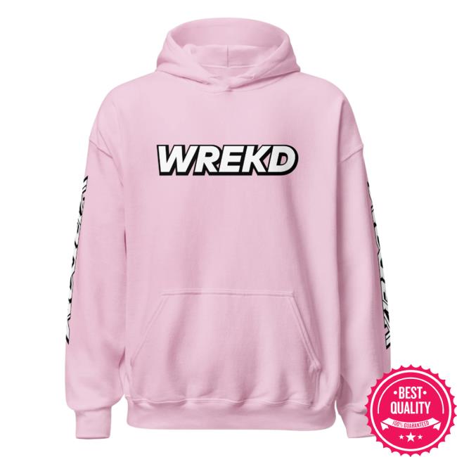 Official Wrekd X Vroom Unisex Sweatshirt Light Pink