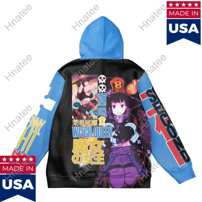 Official Anime Ape Clothing Maki Oze Fire Force Streetwear Hooded Sweatshirt Animeape