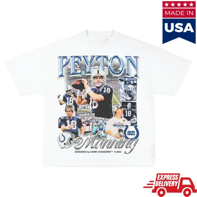 Official Game Changer Peyton Manning 2 - Colts Shirt White GameChanger