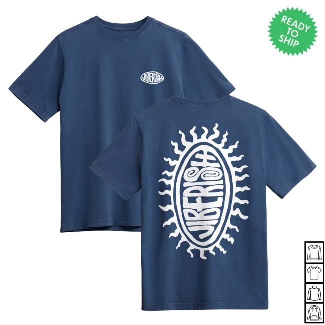 Official Jiberish Clothing Daystar Heavyweight Organic Top Shirt Pearl