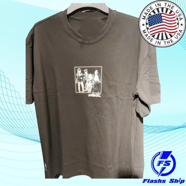 Official H&M Shop Merch Gorillaz Tee Shirt