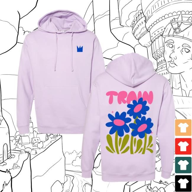 Flowers Lavender New Hoodie Train Band Store Merch