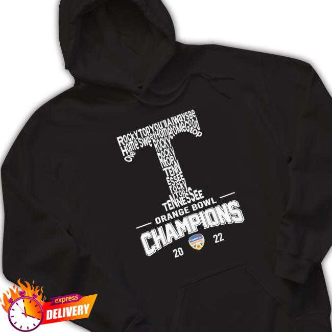 2022 Orange Bowl Champions Tennessee Volunteers Players Names Logo Shirt