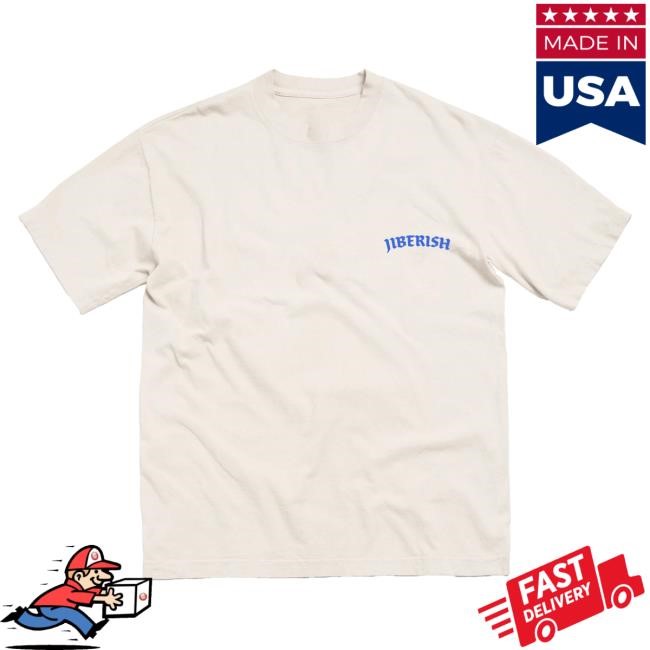 Official Jiberish Clothing Jiberish Be Holy Tee Dark Creme