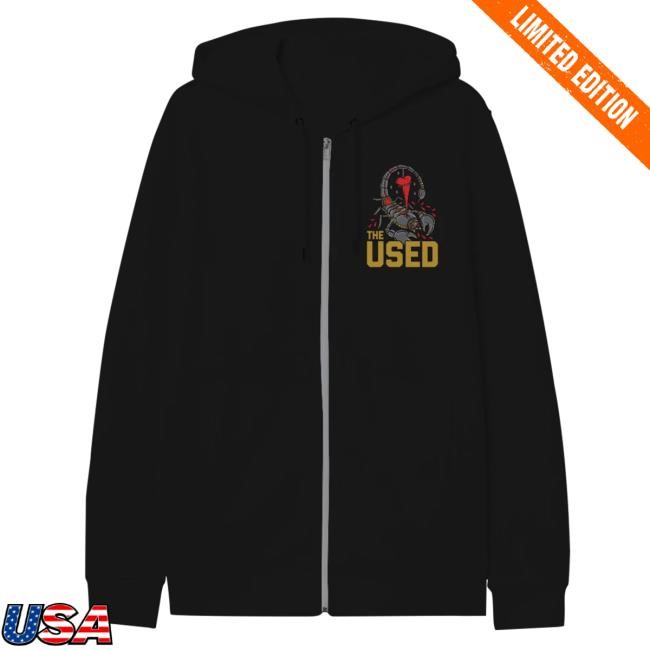 The Used Scorpion Zip Pull Over Hoodie