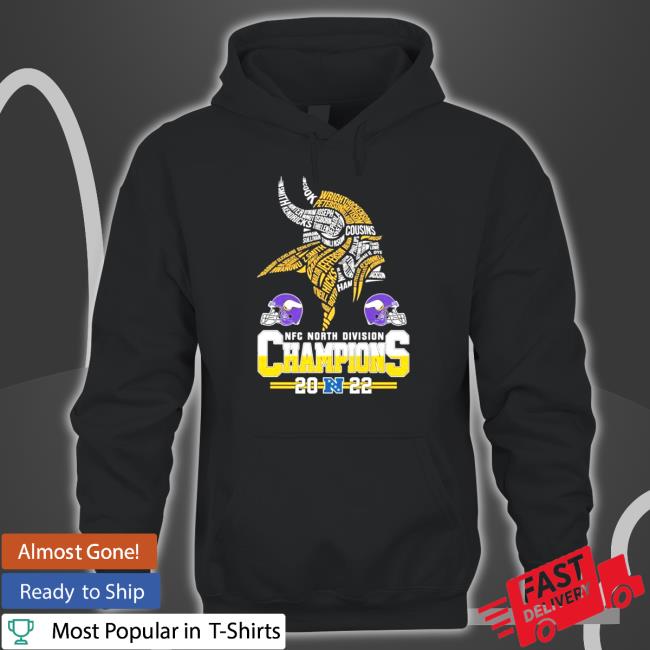 Official NFC North Division Champions 2022 Minnesota Vikings logo Long Sleeve T Shirt