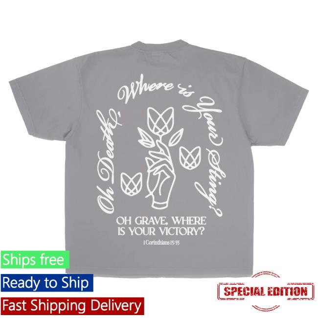 Official Brandon Lake Merch Store Corinthians Hot Shirt - Grey Brandon Lake Apparel Clothing Shop Brandonlake