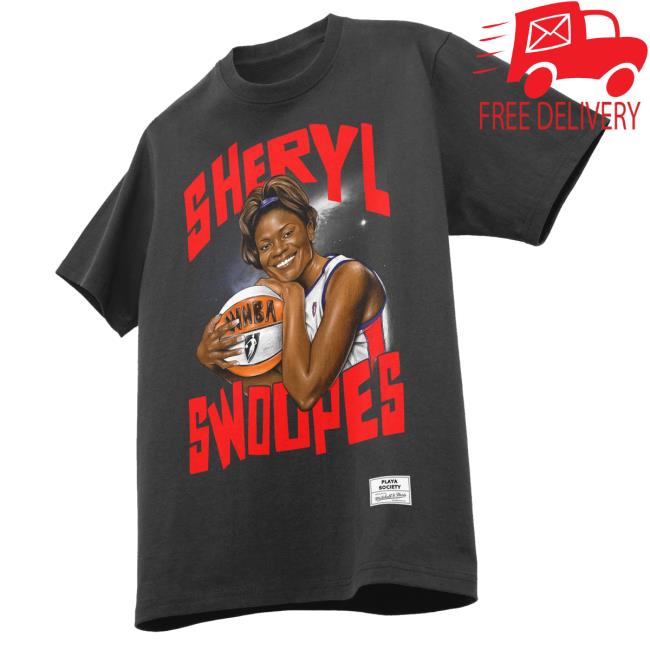Official Playa Society X Mitchell & Ness Sheryl Swoopes Tees
