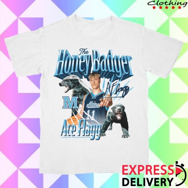 Official Nil Store Merch Shop White "The Honey Badger" Tee