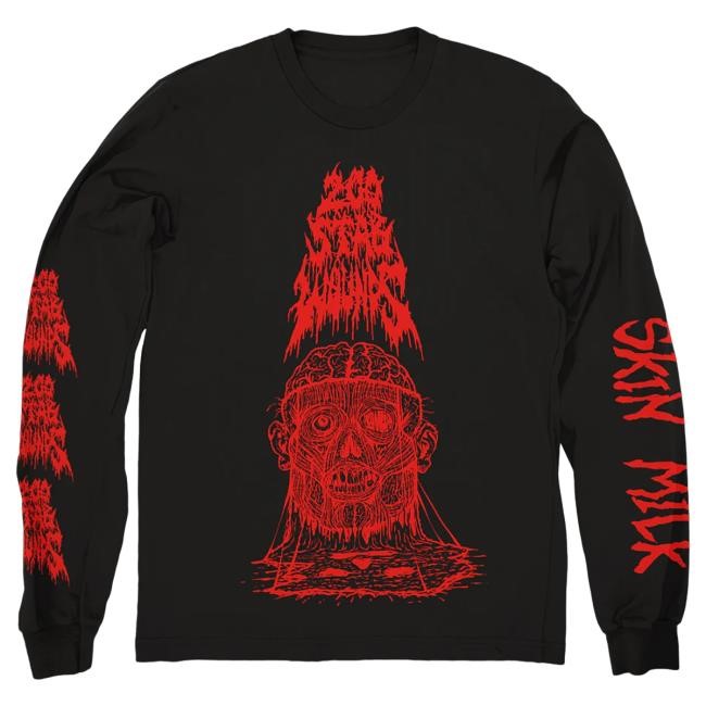 Official Evil Greed Shop 200 Stab Wounds Skin Milk Long Sleeve Tee EvilGreed