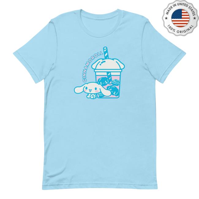 Hello Kitty Merch Store | Cinnamoroll Bubble Tea Essential T Shirt