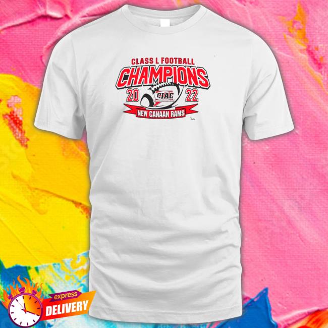 Official New Canaan Rams Class L Football Champions 2022 Hooded Sweatshirt