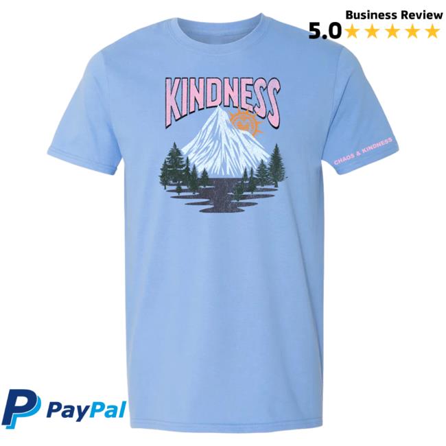 Official Chaos And Kindness Store Kindness Rises Shirt Carolina Blue