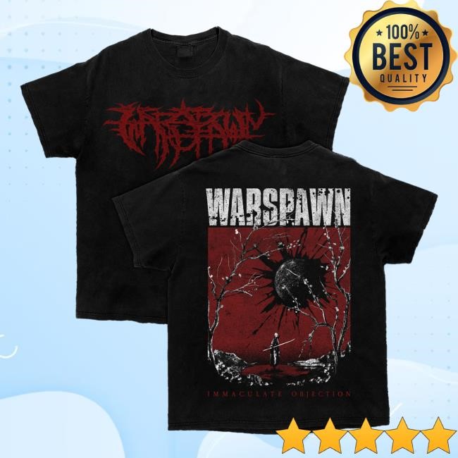 Warspawned “Immaculate Objection” Tee Shirt Black Heaven