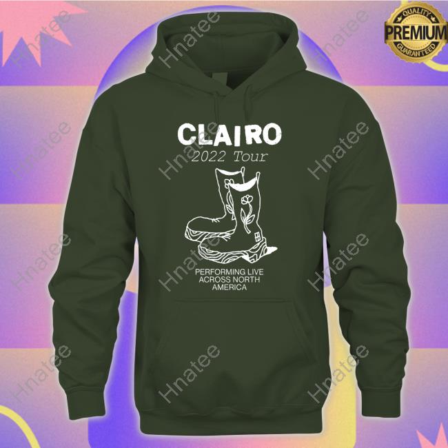 Clairo 2022 Tour Boots North American Tour Tee Shirt