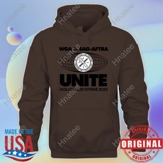 Official Transfigure Print Co Wga & Sag-Aftra Unite Hollywood Strike 2023 Shirt