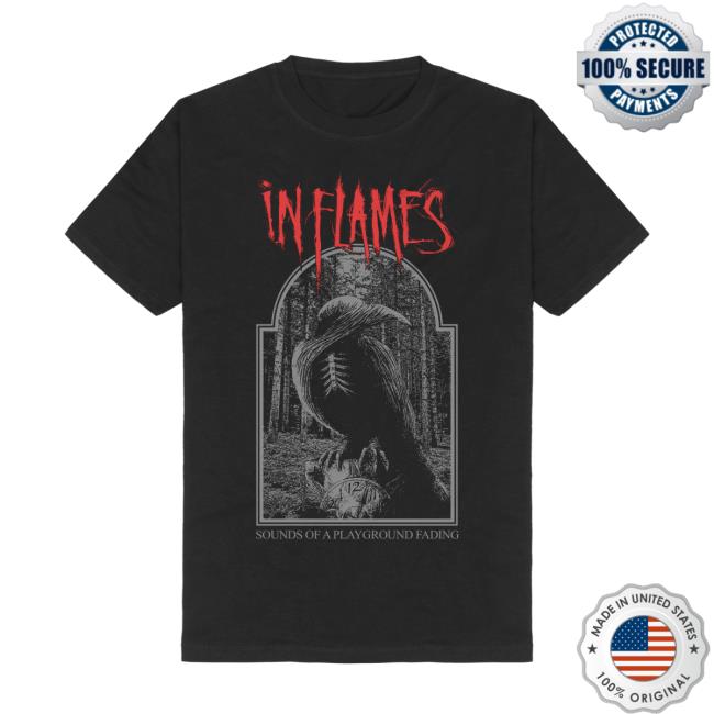 In Flames Shop Merch Sounds Of A Playground Fading Tee Shirt
