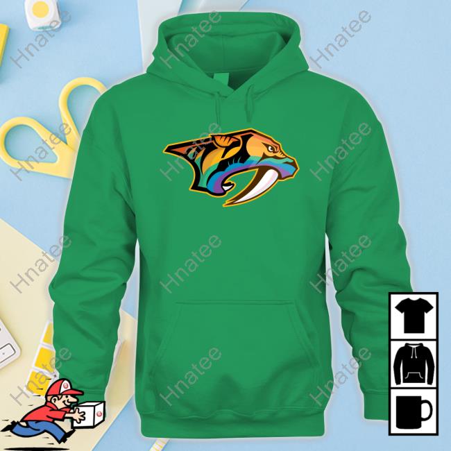 Progress Pride Flag Nashville Predators Logo New Shirt