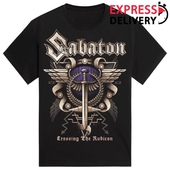 Official Sabaton Merch Store Sabaton Crossing The Rubicon Shirts Sabaton Shop