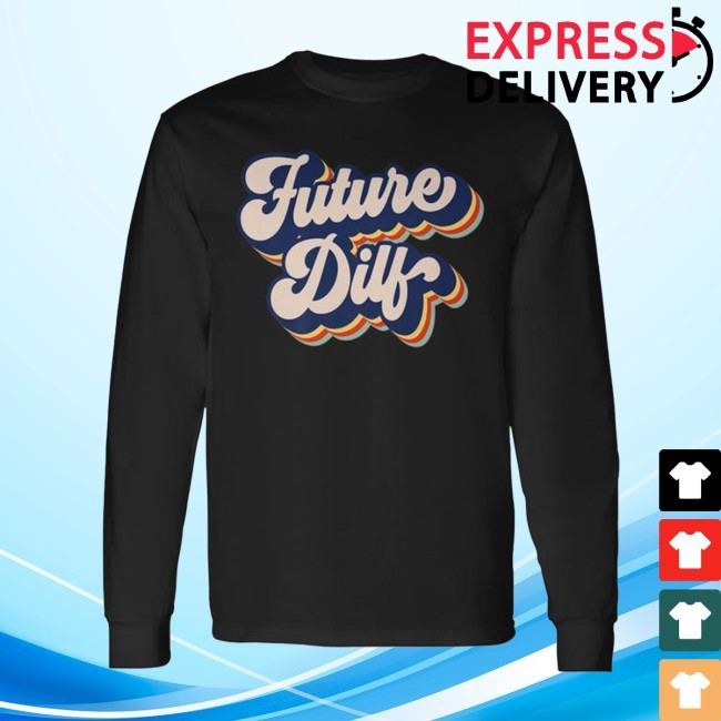Future Dilf Retro Hot Dad Vintage Mens Tee - Future Dilf Graphic