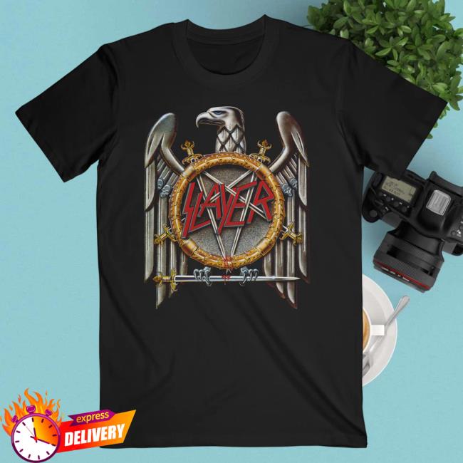 Slayer Clothing Store Shop Merch Silver Eagle T-Shirt