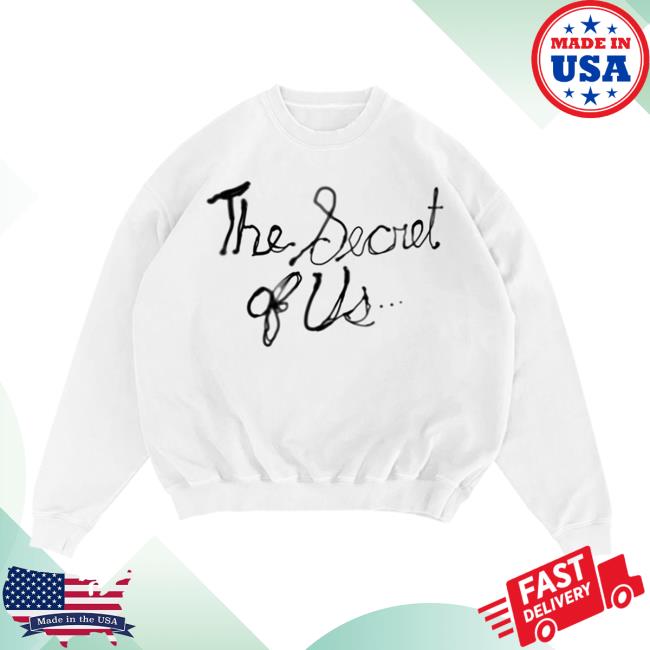 Official Gracie Abrams Merch Store The Secret of Us Tracklist Crewneck, Long Sleeve, Hoodie