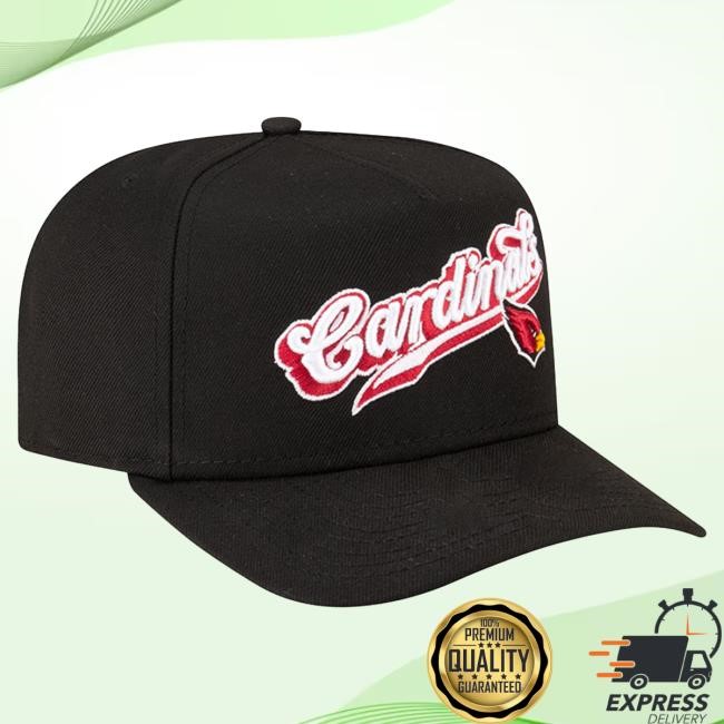 Official NFL Apparel Men's Arizona Cardinals New Era Born x Raised Black A-Frame 9FIFTY Snapback Hat ArizonaCardinals
