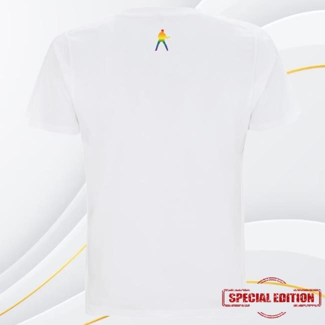 Official George Michael Merch Store George Michael Pride Faith Symbols Tshirt (White)