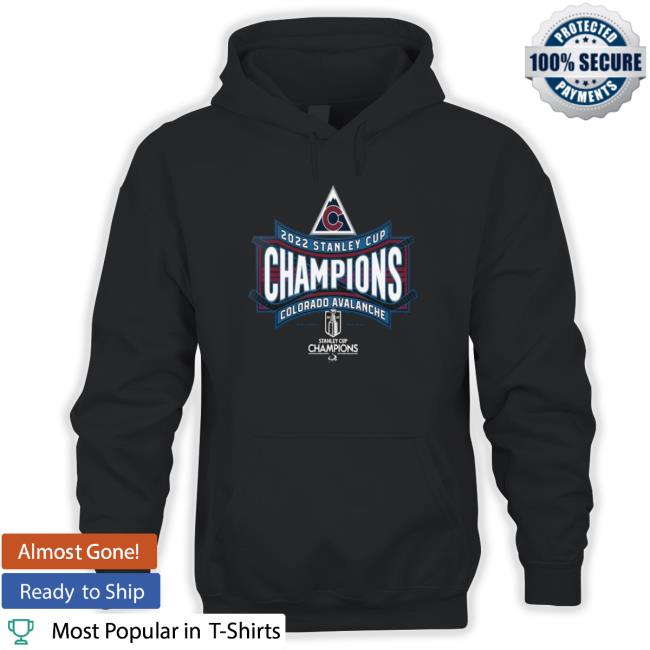 Official Colorado Avalanche 3-Time 1996 2001 2022 Stanley Cup Champions Tee Shirt