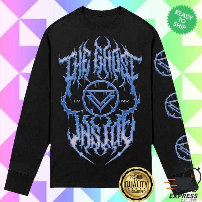 Official The Ghost Inside Merch Store The Ghost Death Metal Long Sleeve Shirts (Black)