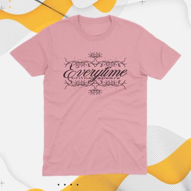 Official Britney Spears Merch Store Everytime Shirt
