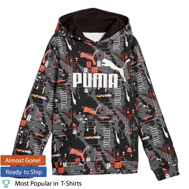 Official Handball Store Futbol Emotion Puma Essentials Futureverse Aop Pullover Sweatshirt Futbolemotion 3D All Over Print