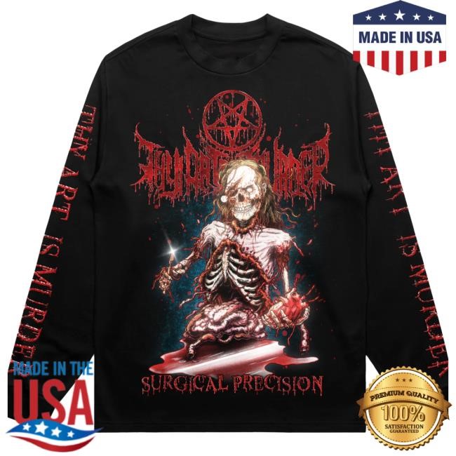 Official Merch Warfare Thy Art Is Murder Surgical Precision // L/S Tee (Black)