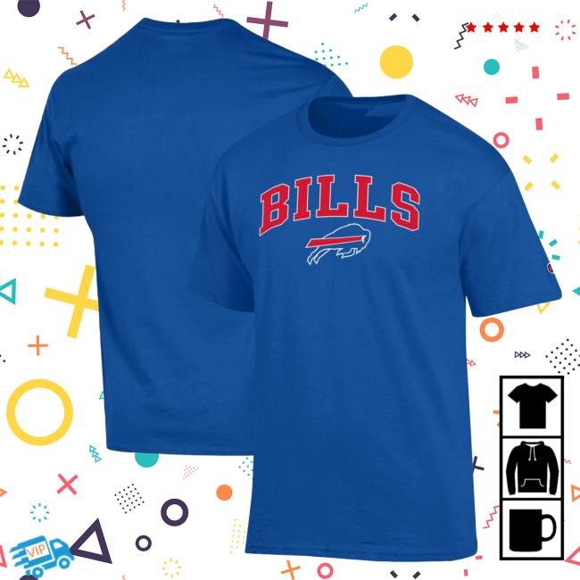 Buffalo Bills Brand Royal Arch Logo Print Tee