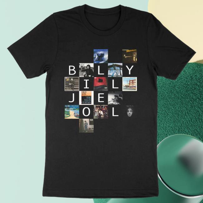 Official Billy Joel Merch Store Billy Joel "Albums Set List" T-Shirts Billy Joel Shop BillyJoel
