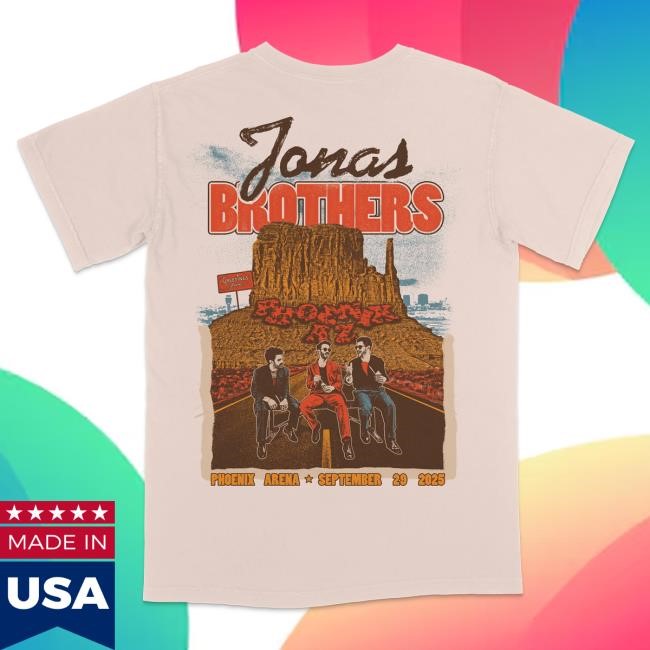 Official Jonas Brothers Merch Store Greetings From Your Hometown - Phoenix, AZ Tees