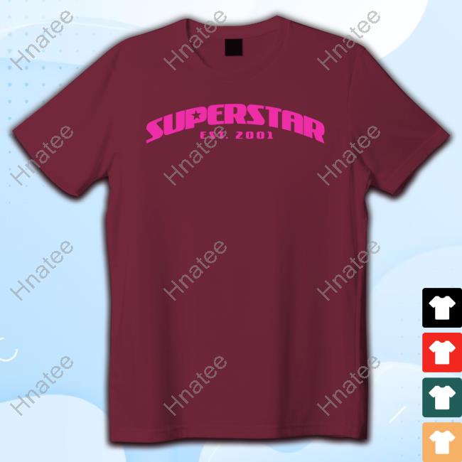 Lil Peej Merch Superstar Est 2001 Pink Shirts Superstarsclothing