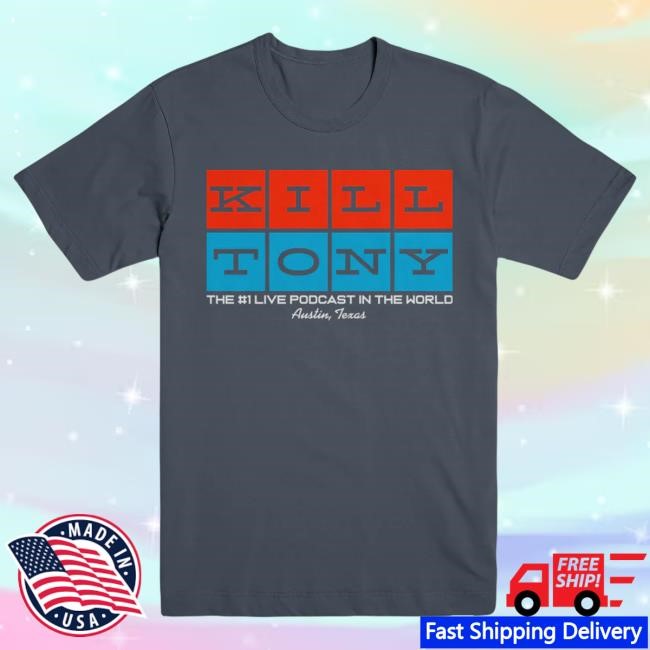 Crowd token Kill Tony Squares T-Shirt for comedy league fans