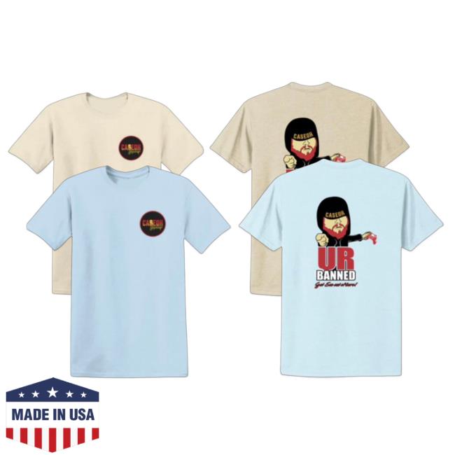 Caseoh's Merch! – Caseohgames Ur Banned Shirt New