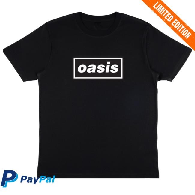 Oasis Official Merch Shop Decca Logo Classic T Shirt