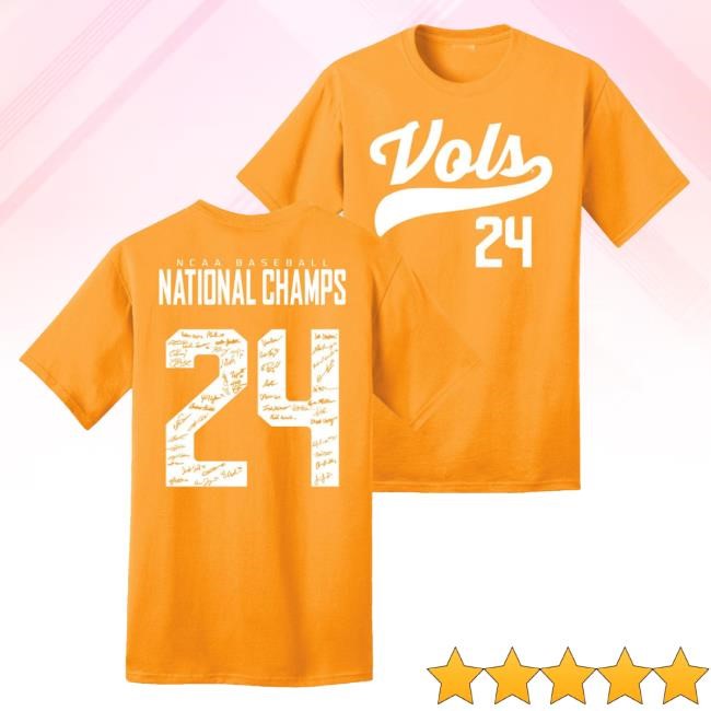 Official Utvol Shop Merch 2024 Baseball National Champions Nil Shirsey New Shirt