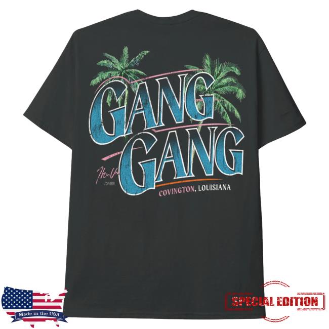 Official Theo Von Merch Store Gang Gang Palm Tree Attractive Shirt TheoVon