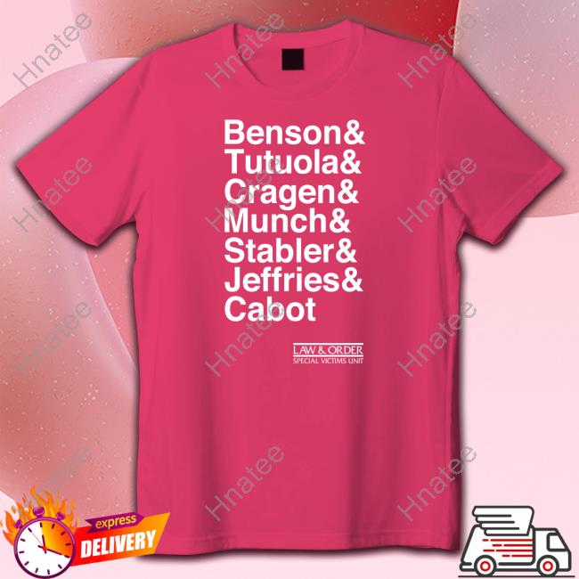 Official Nbc Store SVU Ampersand Men's Tri-Blend Shirt
